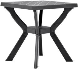 vidaXL Masă de bistro, antracit, 70 x 70 x 72 cm, plastic (48801)