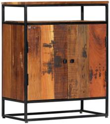 vidaXL Dulap lateral, 60 x 35 x 76 cm, lemn masiv reciclat și oțel (282727) Comoda