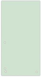 Donau Separatoare carton pentru biblioraft, 190 g/mp, 105 x 235mm, 100/set, DONAU Duo - verde (DN-8620100-06PL)