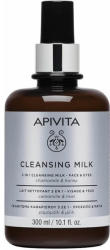 APIVITA Curățarea 3 în 1 Curățarea feței și a ochilor cu lapte cu mușețel și miere 300 ml