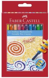 Faber-Castell Creioane colorate cerate retractabile Faber-Castell 12 culori (FC120003)