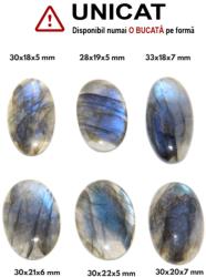 Cabochon Labradorit Albastru Oval - 28-33 x 18-22 x 5-7 mm - ( XL ) - 1 Buc