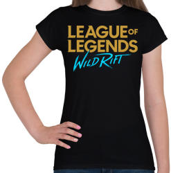 printfashion League of Legends - Wild Rift - Női póló - Fekete (2502206)