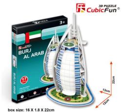 CubicFun Burj Al Arab mini 3D puzzle 17 db-os (3D-S3007) (472603G)