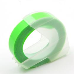 Compatibil Dymo Omega, 9mm x 3m, text alb / fluorescenta fundal verde, banda compatibila (5238-F05)