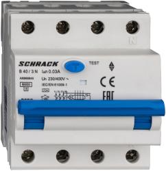 Schrack Intreruptor automat+dif. 3+N, AMPARO 6kA, B 40A, 30mA, tip A (AK668840)