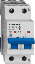 Schrack Intreruptor automat AMPARO 10kA, C 10A, 1+N (AM017610)