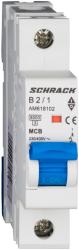 Schrack Intreruptor automat modular (MCB) AMPARO 6kA, B 2A, 1-pol (AM618102)