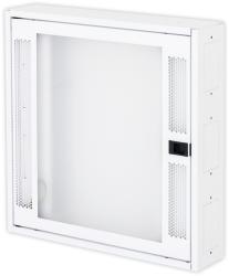 Schrack Cutie cabl. struct. DW4, 3 rand, 44xTOOLLESS, 4x230V, RAL9003, plat (DW4HD344F-)