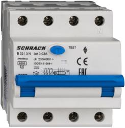 Schrack Intreruptor automat+dif. 3+N, AMPARO 6kA, B 32A, 30mA, tip A (AK668832)