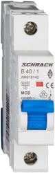 Schrack Intreruptor automat modular (MCB) AMPARO 6kA, B 40A, 1-pol (AM618140)