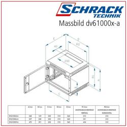 Schrack Dulap 10 6U 310x337x260mm (DV610006-A)