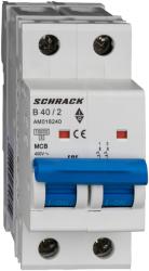 Schrack Intreruptor automat AMPARO 10kA, B 40A, 2 poli (AM018240)