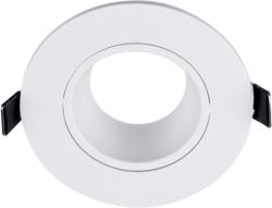 ELMARK PLASTIC DOWNLIGHT ROUND D90mm WHITE (89146)