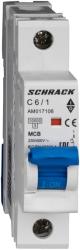 Schrack Intreruptor automat AMPARO 10kA, C 6A, 1 pol (AM017106)