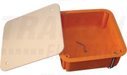 Tracon Doza ghips-carton, cu capac, portocaliu GD100 100×100×45mm (GD100)