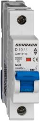 Schrack Intreruptor automat modular (MCB) AMPARO 10kA, D 10A, 1 pol (AM019110)