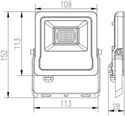 BRAYTRON Proiector SL 20W SMD 6500K (BT61-02032)