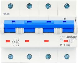 Schrack Intreruptor automat C 100A, 4 poli, 10kA (BR974910)