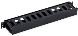 Schrack Organizator cabluri 19, 1U, plastic, negru RAL9005 (DBK14807-B)