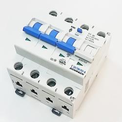 Schrack Intreruptor automat+diferential, C10/300mA, 6kA, tip A, 3P+N (BO867810)