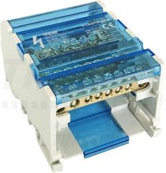 Tracon Distribuitor modular cu capaccare se poate deschide FLSO16-4P6 1×16(10) mm2 / 5×10(6) mm2, 500VAC/DC, 80A (FLSO16-4P6)