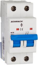 Schrack Intreruptor automat AMPARO 10kA, B 2A, 2 poli (AM018202)