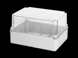 Gewiss Doza aparenta adanca cu capac transparent - IP56 - dimensiuni interioare 150X110 X140 - WITH SMOOTH WALLS (GW44436)