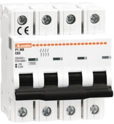 LOVATO Electric Siguranta automata, 4P - 10KA. 4 MODULES, Curba declansare C, 6A (P1MB4PC06)