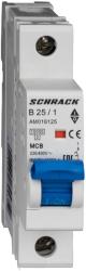 Schrack Intreruptor automat AMPARO 10kA, B 25A, 1 pol (AM018125)