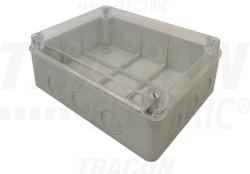 Tracon Doza electronica din mat. plastic, gri deschis, capac transp. MED25209T 250×200×90, IP67 (MED25209T)