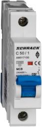 Schrack Intreruptor automat AMPARO 10kA, C 50A, 1 pol (AM017150)