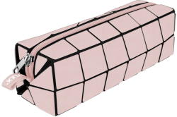  Stylex tolltartó, geometriai mintás, 2-féle, fehér, sötétzöld (47124)