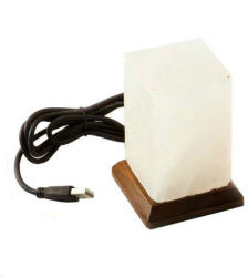 monte CRISTAL Lampa de sare Himalaya Mini cu USB prisma
