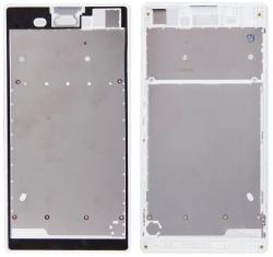 tel-szalk-020577 Sony Xperia T3 fehér előlap lcd keret, burkolati elem (tel-szalk-020577)