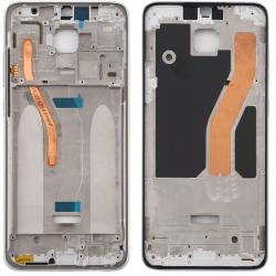 tel-szalk-020661 Xiaomi Redmi Note 8 Pro fehér előlap lcd keret, burkolati elem (tel-szalk-020661)