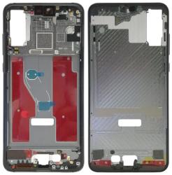 tel-szalk-020972 Huawei P20 Pro matt fekete előlap lcd keret, burkolati elem (tel-szalk-020972)