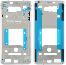  tel-szalk-020638 LG V30 H930 / H933 / LS998U / VS996 / LS998U ezüst előlap lcd keret, burkolati elem (tel-szalk-020638)