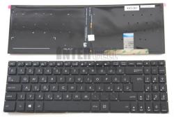 ASUS N580 N580V N580VD N580G N580GD series háttérvilágítással (backlit) fekete magyar (HU) laptop/notebook billentyűzet