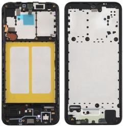  tel-szalk-020644 Samsung Galaxy A20e fekete előlap lcd keret, burkolati elem (tel-szalk-020644)