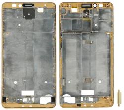  tel-szalk-020757 Huawei Ascend Mate 7 arany előlap lcd keret, burkolati elem (tel-szalk-020757)