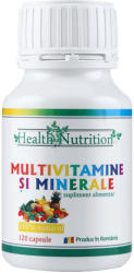 Health Nutrition Multivitamine și Minerale, 120 cps, Health Nutrition