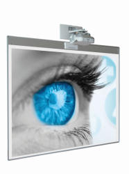Smit Visual SMIT Whiteboard Magnetic Ceramic 127x200cm (16: 10) Single Surface - vetíthető felületű mágnestábla