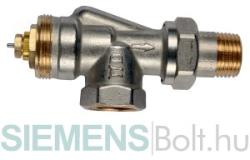 Siemens VUN210 axiális termosztatikus radiátorszelep 3/8" DN 10
