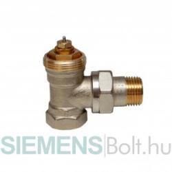 Siemens VEN215 sarok termosztatikus radiátorszelep 1/2" DN15