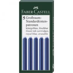 Faber-Castell Cartuse cerneala mari albastru 5 buc/cutie FABER-CASTELL (FC185524)