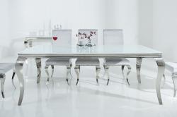 MODERN BAROCK design étkezőasztal -200cm - fehér (37904)
