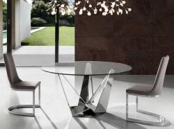 AC MIGUEL design kerek étkezőasztal - 130/140/150cm (AC - CT2061R)