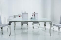  MODERN BAROCK design étkezőasztal -180cm - fehér (37903)