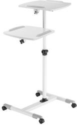 Blackmount TableStand6, projektor/laptop asztal, állítható, max. 10 kg, fehér
